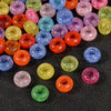 Mixed Rainbow Resin Spacer Beads for Jewelry Making