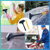 A collection of dual-use window screen and glass cleaning brushes in black and yellow used for cleaning car windows and glass