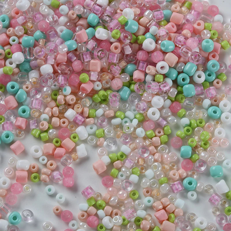 Creative Mixed Glass Spacer Beads for Jewelry Making