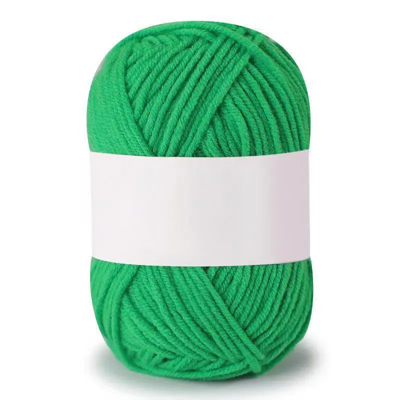 Soft Milk Cotton Knitting Yarn – Anti-Pilling 4ply Yarn for Crochet & Knitting