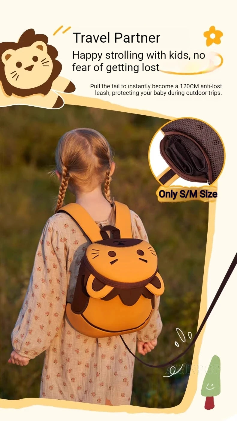 Kids Anti-Lost Backpack with Safety Leash