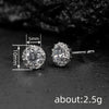 Pendientes de Aro con Zirconia Cúbica