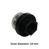 Black airless sprayer pump plunger rod and valve repair kit with a mesh head.
