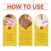 Three steps for using Clarifying Acne Treatment Soap: wet skin, apply soap, and rinse thoroughly.