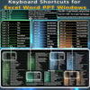 Excel Shortcut Large Mouse Pad with Stitched Edges