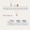 Wall-mounted acrylic jewelry organizer with crystal knobs featuring a bar and individual holders.