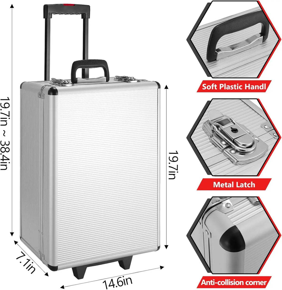 Complete 799-Piece Mechanic Tool Set with Rolling Aluminum Case
