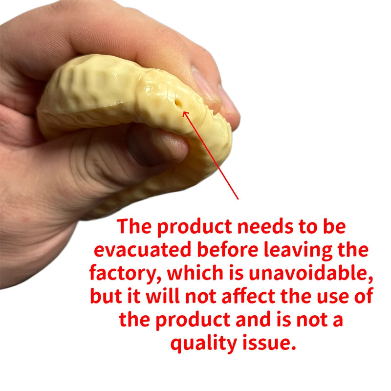 Peanut Stress Ball – Soft Squeeze Fidget Toy for Anxiety Relief