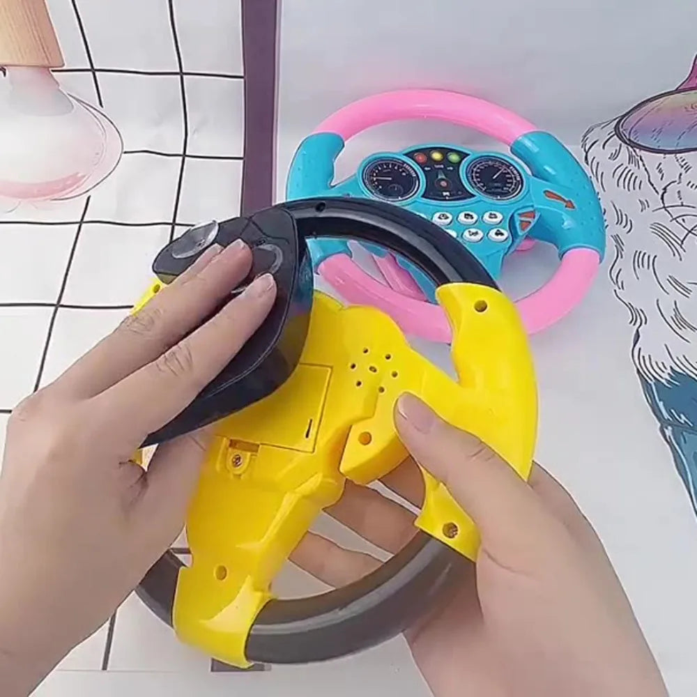 Interactive Toy Steering Wheel with Sound for Kids