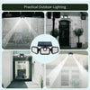 3-Head Adjustable Solar Security Light with 270° Motion Sensor