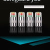 Tire Pressure Monitoring Valve Caps with Color Alert Indicators (4-Pack)