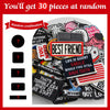 Tactical Embroidered Patches Variety Pack (30-Piece)