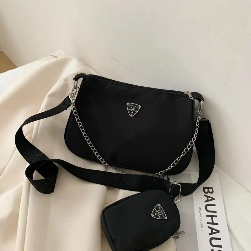 Lightweight Nylon Crossbody Bag