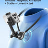 Hands-Free Neck Phone Mount with Magnetic Quick-Release