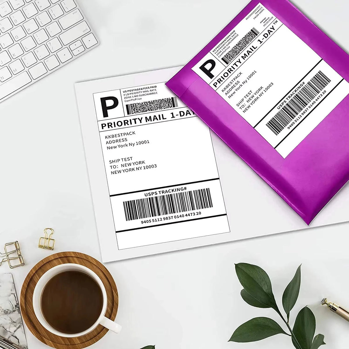 4x6 Inch Thermal Label Paper for Shipping and Barcode Printing
