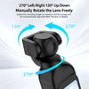 4K Pocket Action Camera with Rotating Lens