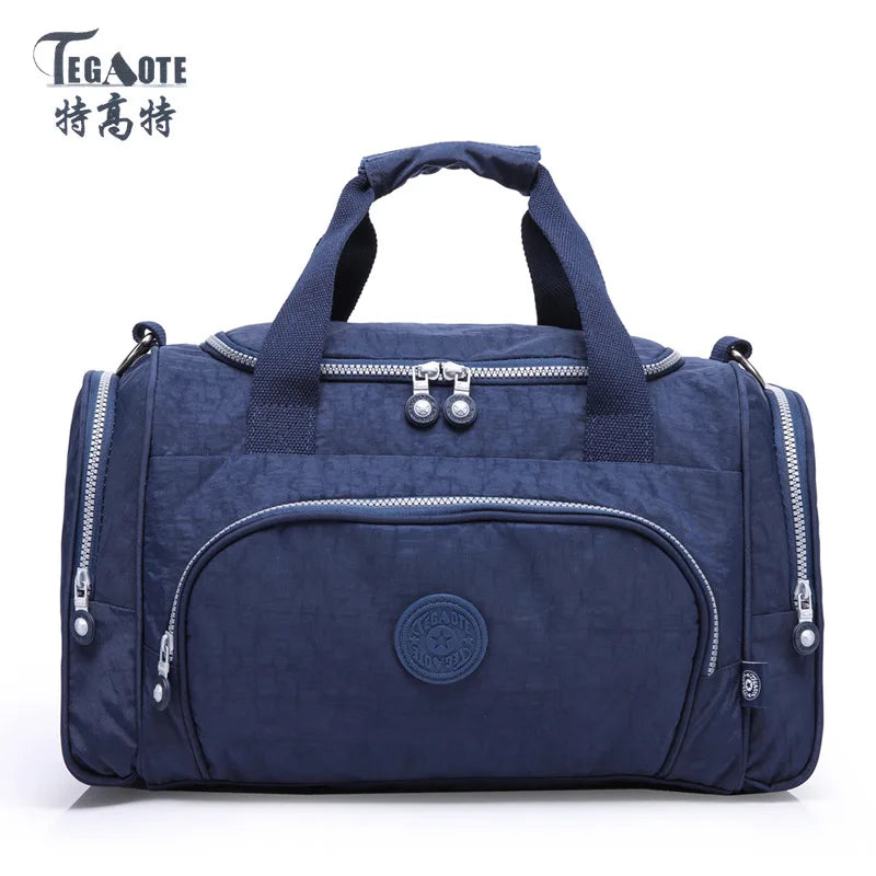 Lightweight Nylon Travel Duffle Bag for Women