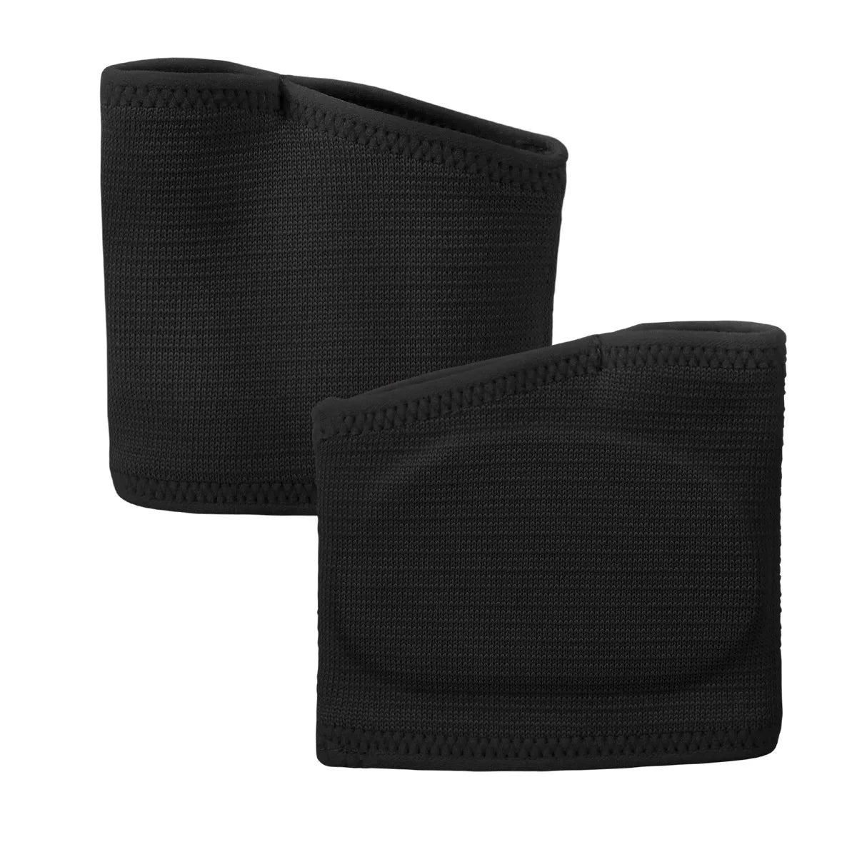 Black gel forefoot cushion pads designed for foot pain relief