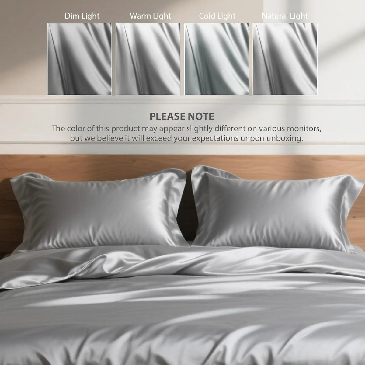 Housse de Couette en Satin de Soie Premium