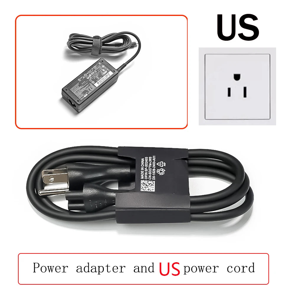 45W USB-C Laptop Charger for Select HP Spectre, Pavilion & EliteBook Models