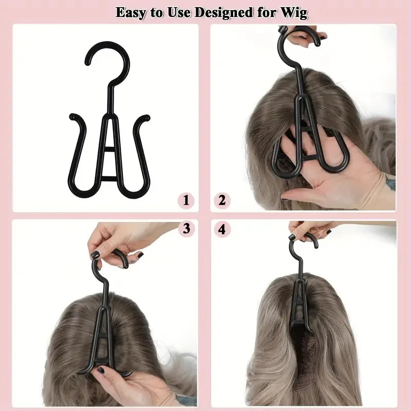 Plastic Wig Hangers (Set of 2) - Stylish & Convenient Storage
