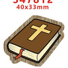 Decorative Faith-Themed Resin Embellishments with Water Ripple Effect