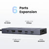 6-in-1 USB-C Hub with 4K HDMI, 10Gbps Data, and 100W Charging