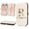 Portable Stainless Steel Manicure & Pedicure Set with Organizer Case
