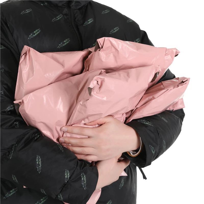 Waterproof Self-Sealing Poly Mailer Envelopes (Pack of 50)