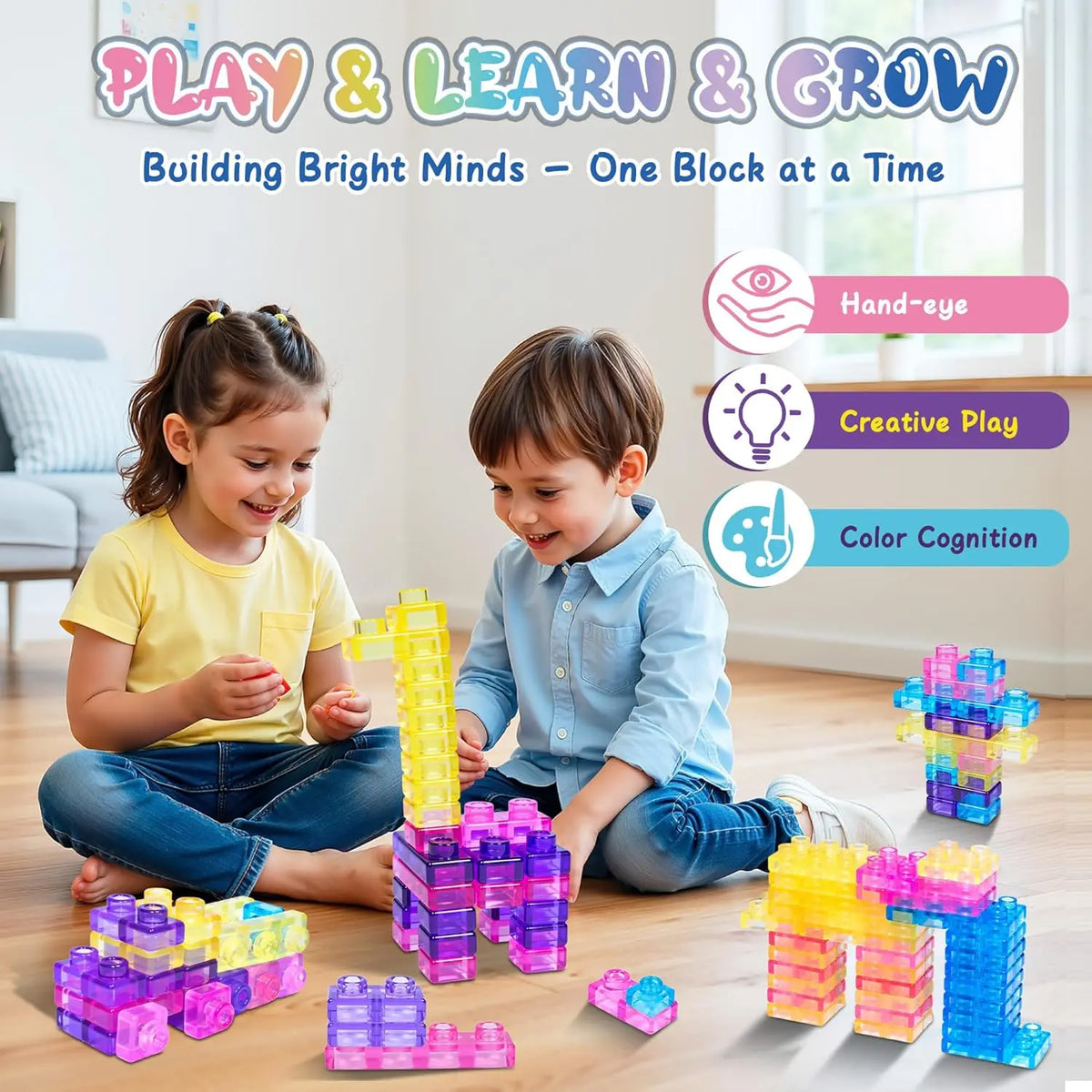 Soft Jelly Building Blocks Sensory Toy Set