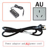 Adaptateur et câble d'alimentation noir pour appareils australiens