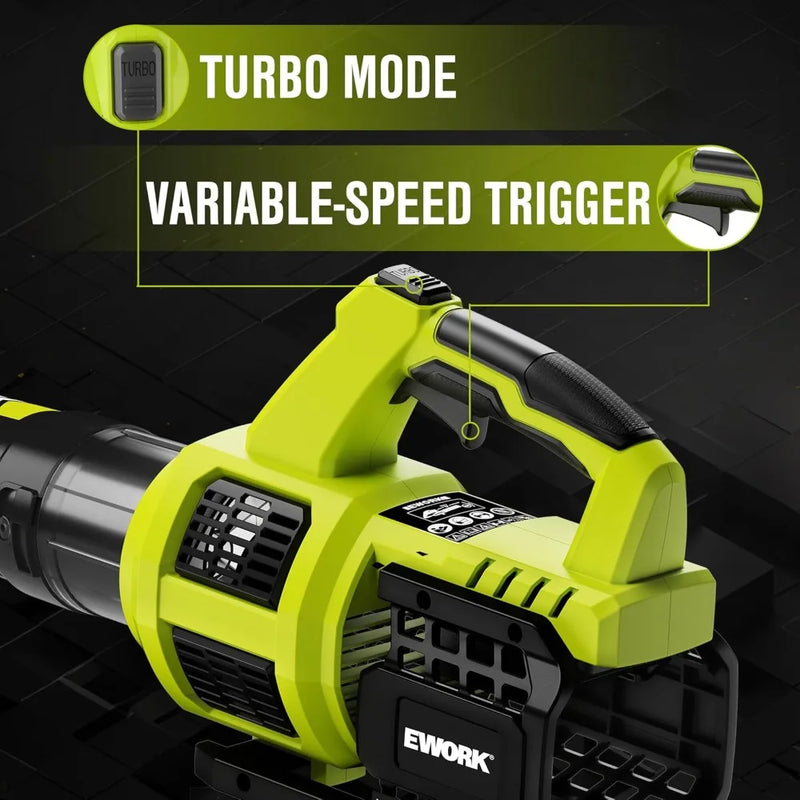 Cordless Leaf Blower with Turbo Mode