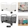 Compact Rolling Utility Cart with Wheels