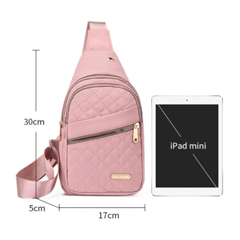 Quilted Crossbody Sling Bag for Women