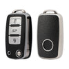 TPU Leather Car Key Case Cover for VW Volkswagen Models