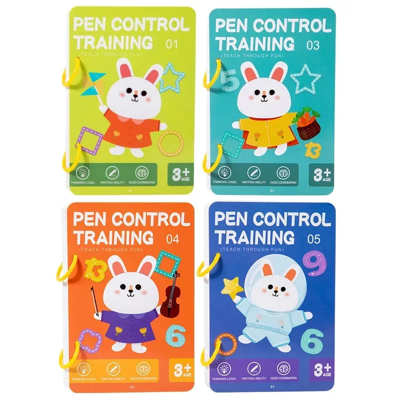 Reusable Tracing Workbook for Kids