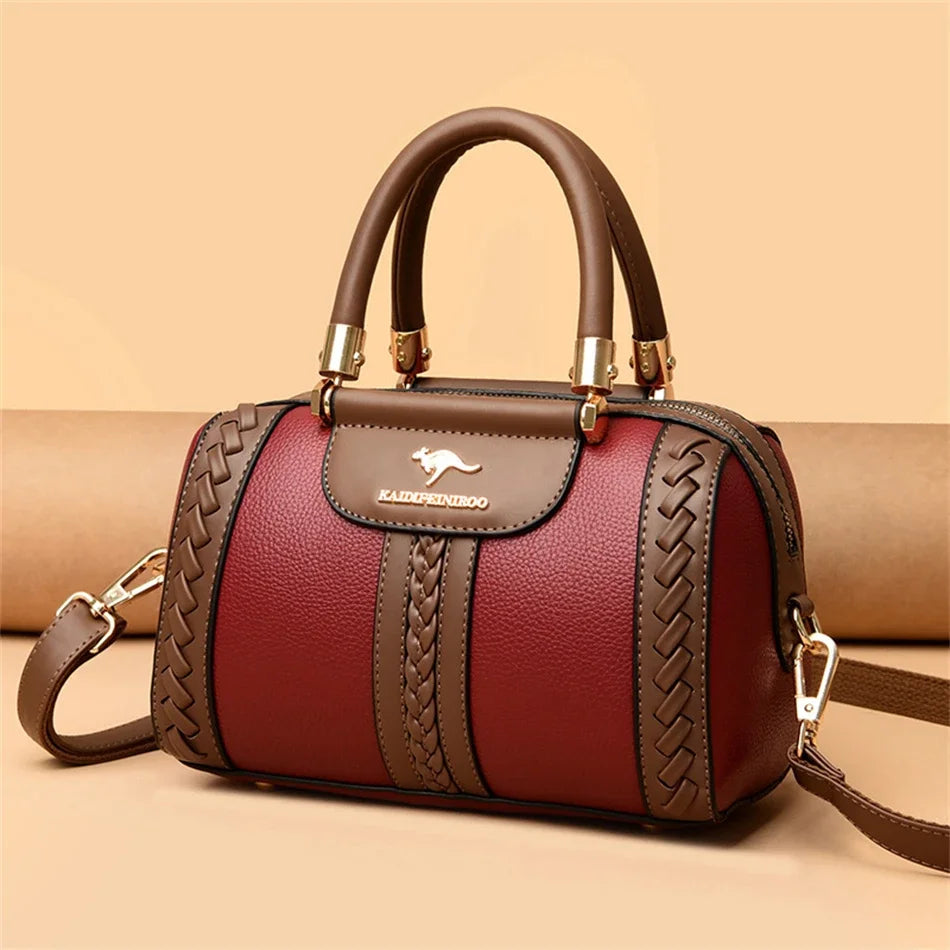 Luxury Leather Shoulder & Crossbody Bag for Women