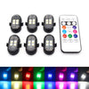 Rechargeable RGB Car Atmosphere Light with Remote