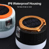 Solar-Powered LED Camping Lantern with Power Bank & Remote