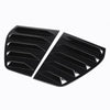 Black side rear window louver shutter covers for VW Golf MK6/7/7.5/8
