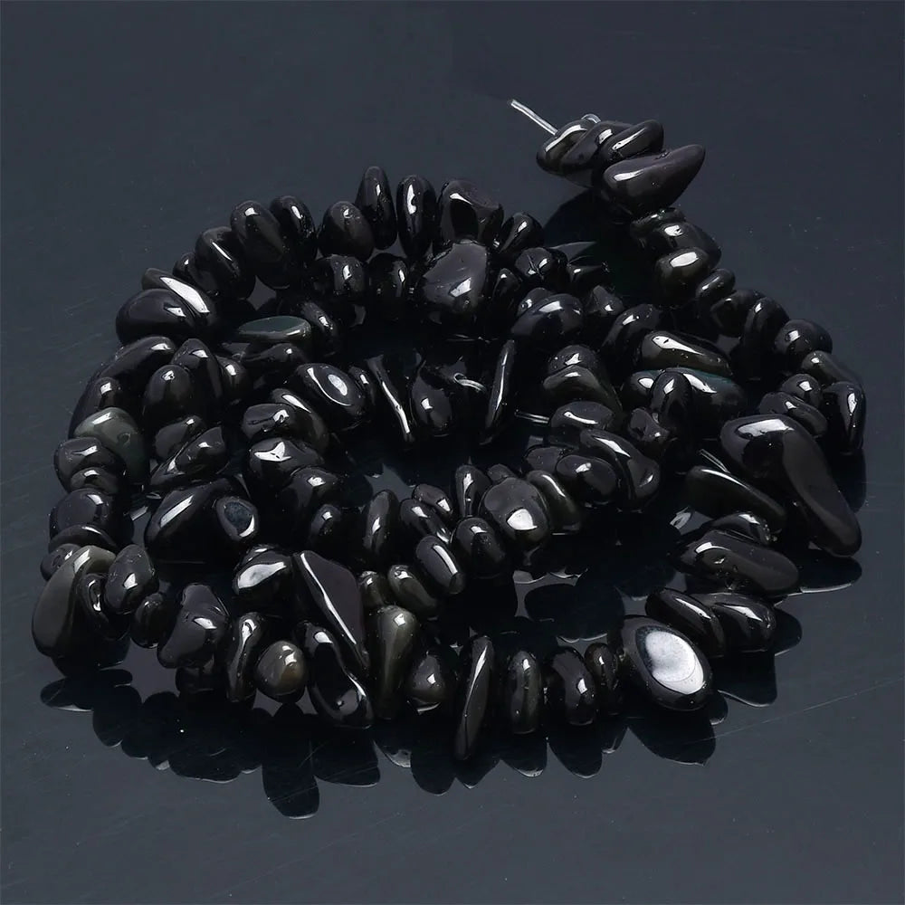 Natural Stone Beads Strand for Jewelry Making – Irregular Crystal Agate Chips