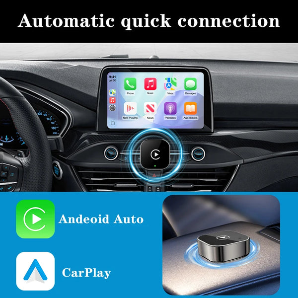 Adaptateur CarPlay sans fil – Installation plug & play