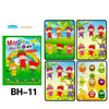 A set of nine pages from a Magic Water Book featuring colorful illustrations of children and nature scenes.