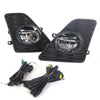 Black LED front fog light grilles for Lexus GS350 and GS450h F Sport vehicles.