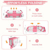 Collapsible Baby Bathtub with Thermometer and Floating Cushion