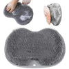 Wall-Mounted Shower Scrubber with Suction Cups for Feet and Back