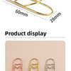 Heart-Shaped Metal Pen Clips for Notebooks and Journals