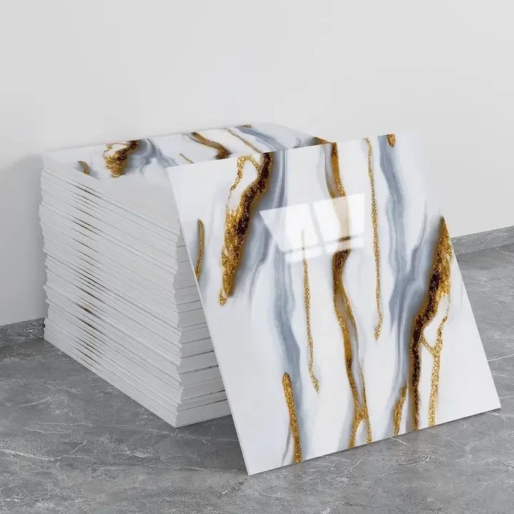 Peel-and-Stick Vinyl Floor Tiles