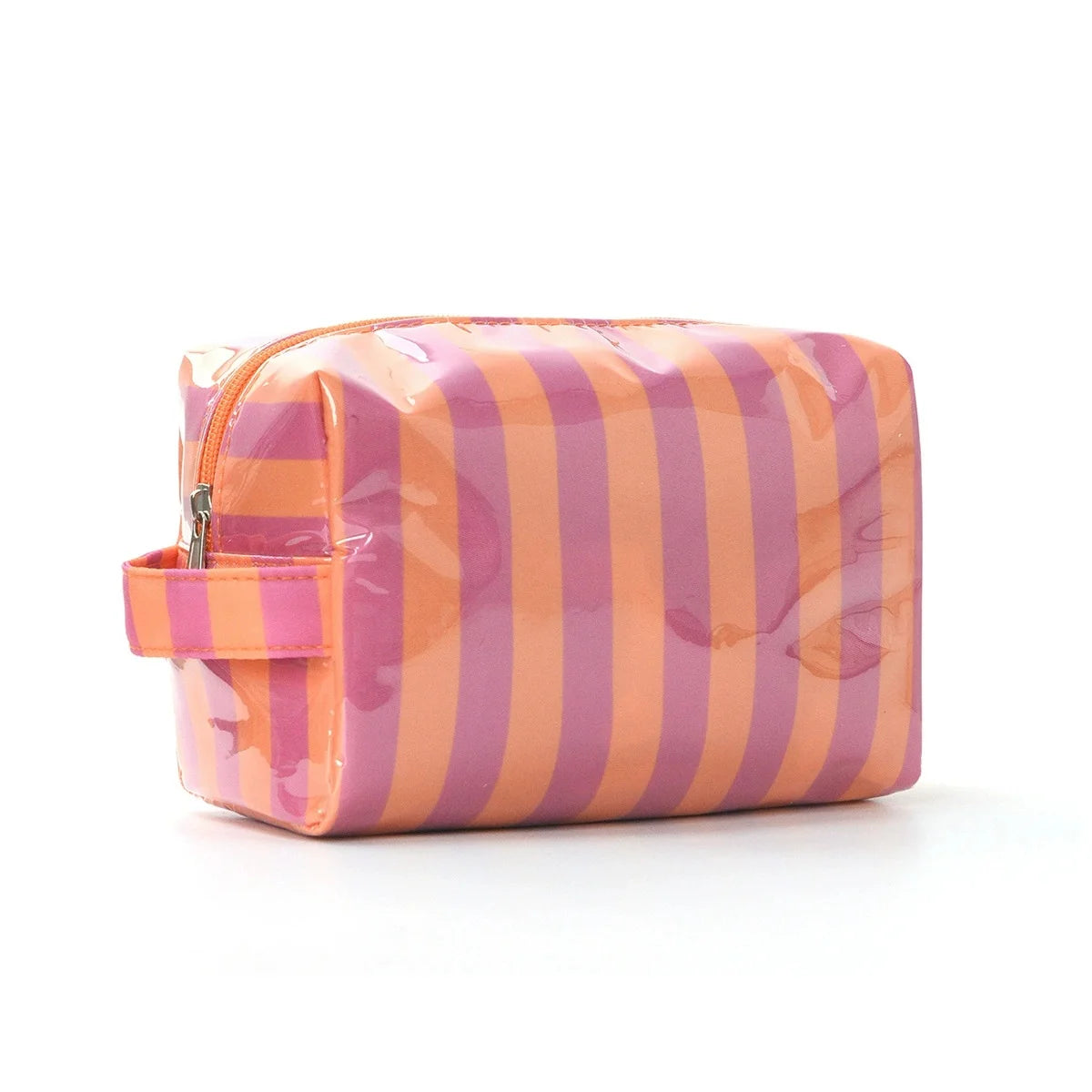 Striped Travel Toiletry Bag for Women