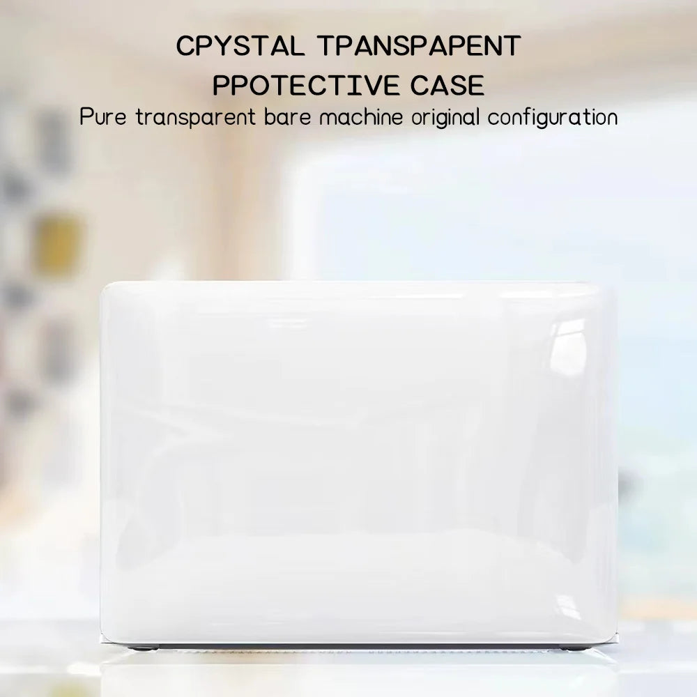 Clear Hard Shell Case for MacBook Pro 13 Inch (2016–2022, M1 & Intel)